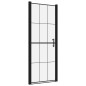 vidaXL Duschtür Hartglas 81x195 cm Schwarz vidaXL Duschtür Hartglas 81x195 cm Schwarz