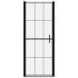 vidaXL Duschtür Hartglas 81x195 cm Schwarz vidaXL Duschtür Hartglas 81x195 cm Schwarz