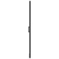 vidaXL Duschtür Hartglas 81x195 cm Schwarz vidaXL Duschtür Hartglas 81x195 cm Schwarz