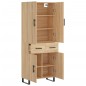 Highboard Sonoma-Eiche 69,5x34x180 cm Holzwerkstoff Highboard Sonoma-Eiche 69,5x34x180 cm Holzwerkstoff