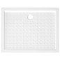 vidaXL Duschwanne Anti-Rutsch Weiß 90x70x4 cm ABS vidaXL Duschwanne Anti-Rutsch Weiß 90x70x4 cm ABS
