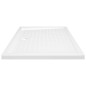 vidaXL Duschwanne Anti-Rutsch Weiß 80x100x4 cm ABS vidaXL Duschwanne Anti-Rutsch Weiß 80x100x4 cm ABS