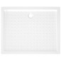 vidaXL Duschwanne Anti-Rutsch Weiß 80x100x4 cm ABS vidaXL Duschwanne Anti-Rutsch Weiß 80x100x4 cm ABS