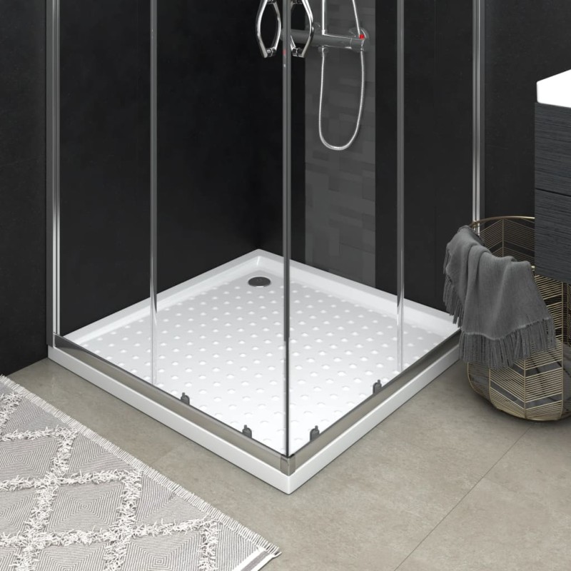 vidaXL Duschwanne Anti-Rutsch Weiß 80x80x4 cm ABS vidaXL Duschwanne Anti-Rutsch Weiß 80x80x4 cm ABS