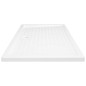 vidaXL Duschwanne Anti-Rutsch Weiß 80x120x4 cm ABS vidaXL Duschwanne Anti-Rutsch Weiß 80x120x4 cm ABS