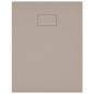vidaXL Duschwanne SMC Braun 90x70 cm vidaXL Duschwanne SMC Braun 90x70 cm