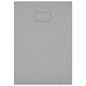 vidaXL Duschwanne SMC Grau 100x70 cm vidaXL Duschwanne SMC Grau 100x70 cm