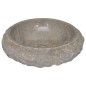 vidaXL Waschbecken Grau Ø40x12 cm Marmor vidaXL Waschbecken Grau Ø40x12 cm Marmor
