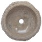 vidaXL Waschbecken Grau Ø40x12 cm Marmor vidaXL Waschbecken Grau Ø40x12 cm Marmor