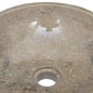 vidaXL Waschbecken Grau Ø40x12 cm Marmor vidaXL Waschbecken Grau Ø40x12 cm Marmor