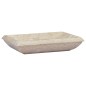vidaXL Waschbecken Creme 50x35x10 cm Marmor vidaXL Waschbecken Creme 50x35x10 cm Marmor