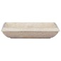 vidaXL Waschbecken Creme 50x35x10 cm Marmor vidaXL Waschbecken Creme 50x35x10 cm Marmor