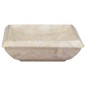 vidaXL Waschbecken Creme 50x35x10 cm Marmor vidaXL Waschbecken Creme 50x35x10 cm Marmor
