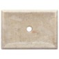 vidaXL Waschbecken Creme 50x35x10 cm Marmor vidaXL Waschbecken Creme 50x35x10 cm Marmor