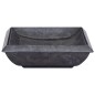 vidaXL Waschbecken Schwarz 50x35x10 cm Marmor vidaXL Waschbecken Schwarz 50x35x10 cm Marmor
