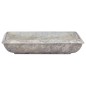 vidaXL Waschbecken Grau 50x35x10 cm Marmor vidaXL Waschbecken Grau 50x35x10 cm Marmor