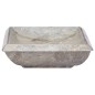 vidaXL Waschbecken Grau 50x35x10 cm Marmor vidaXL Waschbecken Grau 50x35x10 cm Marmor