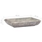 vidaXL Waschbecken Grau 50x35x10 cm Marmor vidaXL Waschbecken Grau 50x35x10 cm Marmor