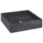 vidaXL Waschbecken Schwarz 40x40x10 cm Marmor vidaXL Waschbecken Schwarz 40x40x10 cm Marmor