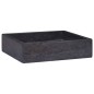 vidaXL Waschbecken Schwarz 40x40x10 cm Marmor vidaXL Waschbecken Schwarz 40x40x10 cm Marmor