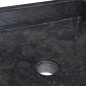 vidaXL Waschbecken Schwarz 40x40x10 cm Marmor vidaXL Waschbecken Schwarz 40x40x10 cm Marmor