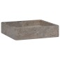 vidaXL Waschbecken Grau 40x40x10 cm Marmor vidaXL Waschbecken Grau 40x40x10 cm Marmor