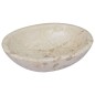 vidaXL Waschbecken Creme 53x40x15 cm Marmor vidaXL Waschbecken Creme 53x40x15 cm Marmor