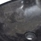 vidaXL Waschbecken Schwarz 53x40x15 cm Marmor vidaXL Waschbecken Schwarz 53x40x15 cm Marmor