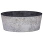 vidaXL Waschbecken Schwarz Ø40x15 cm Marmor vidaXL Waschbecken Schwarz Ø40x15 cm Marmor