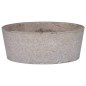 vidaXL Waschbecken Grau Ø40x15 cm Marmor vidaXL Waschbecken Grau Ø40x15 cm Marmor