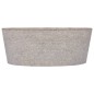 vidaXL Waschbecken Grau Ø40x15 cm Marmor vidaXL Waschbecken Grau Ø40x15 cm Marmor