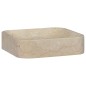 vidaXL Waschbecken Creme 40x40x10 cm Marmor vidaXL Waschbecken Creme 40x40x10 cm Marmor