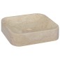 vidaXL Waschbecken Creme 40x40x10 cm Marmor vidaXL Waschbecken Creme 40x40x10 cm Marmor