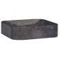 vidaXL Waschbecken Schwarz 40x40x10 cm Marmor vidaXL Waschbecken Schwarz 40x40x10 cm Marmor