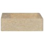 vidaXL Waschbecken Creme 40x40x12 cm Marmor vidaXL Waschbecken Creme 40x40x12 cm Marmor