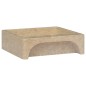 vidaXL Waschbecken Creme 40x40x12 cm Marmor vidaXL Waschbecken Creme 40x40x12 cm Marmor