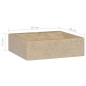 vidaXL Waschbecken Creme 40x40x12 cm Marmor vidaXL Waschbecken Creme 40x40x12 cm Marmor