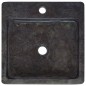 vidaXL Waschbecken Schwarz 40x40x12 cm Marmor vidaXL Waschbecken Schwarz 40x40x12 cm Marmor