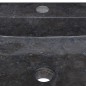 vidaXL Waschbecken Schwarz 40x40x12 cm Marmor vidaXL Waschbecken Schwarz 40x40x12 cm Marmor