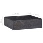 vidaXL Waschbecken Schwarz 40x40x12 cm Marmor vidaXL Waschbecken Schwarz 40x40x12 cm Marmor