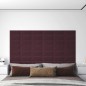 Wandpaneele 12 Stk. Lila 30x15 cm Stoff 0,54 m² Wandpaneele 12 Stk. Lila 30x15 cm Stoff 0,54 m²