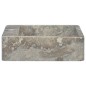 vidaXL Waschbecken Grau 40x40x12 cm Marmor vidaXL Waschbecken Grau 40x40x12 cm Marmor