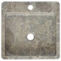 vidaXL Waschbecken Grau 40x40x12 cm Marmor vidaXL Waschbecken Grau 40x40x12 cm Marmor