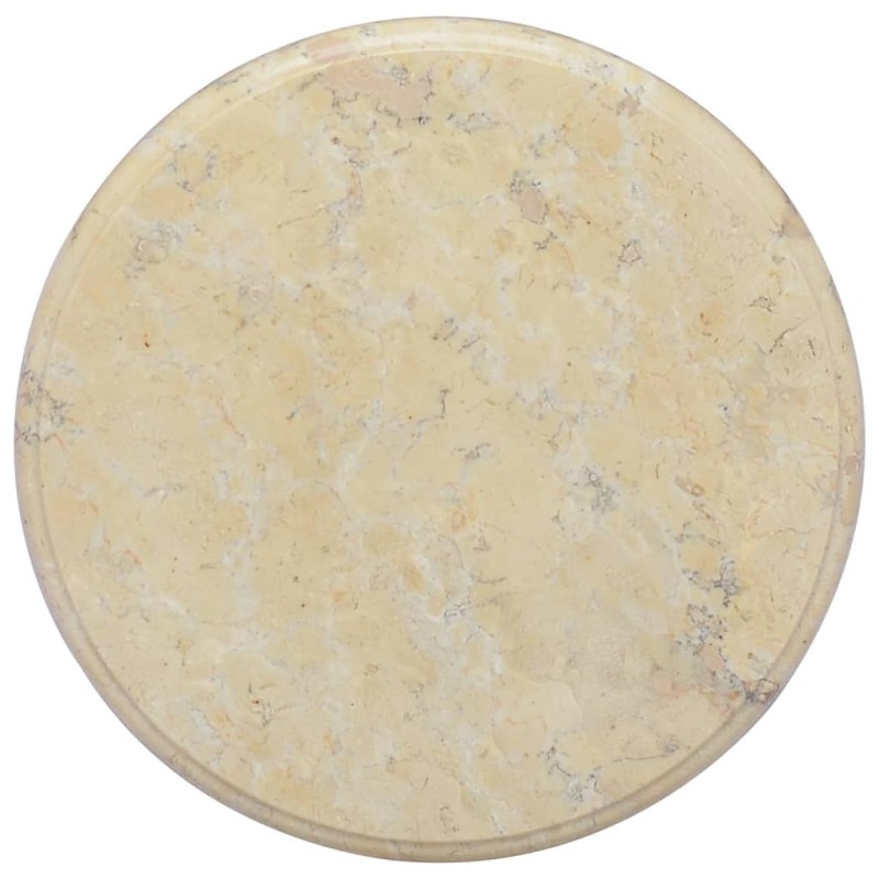 vidaXL Tischplatte Creme Ø40x2,5 cm Marmor vidaXL Tischplatte Creme Ø40x2,5 cm Marmor