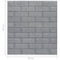 vidaXL 3D Tapete Ziegelstein Selbstklebend 10 Stk. Anthrazit vidaXL 3D Tapete Ziegelstein Selbstklebend 10 Stk. Anthrazit