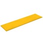 Wandpaneele 12 Stk. Gelb 60x15 cm Samt 1,08 m² Wandpaneele 12 Stk. Gelb 60x15 cm Samt 1,08 m²