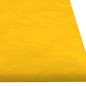 Wandpaneele 12 Stk. Gelb 60x15 cm Samt 1,08 m² Wandpaneele 12 Stk. Gelb 60x15 cm Samt 1,08 m²