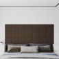 Wandpaneele 12 Stk. Braun 30x30 cm Kunstleder 1,08 m² Wandpaneele 12 Stk. Braun 30x30 cm Kunstleder 1,08 m²