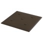 Wandpaneele 12 Stk. Braun 30x30 cm Kunstleder 1,08 m² Wandpaneele 12 Stk. Braun 30x30 cm Kunstleder 1,08 m²