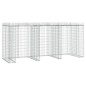 vidaXL Gabionen-Mülltonnenbox 270x91x120 cm Verzinktes Eisen vidaXL Gabionen-Mülltonnenbox 270x91x120 cm Verzinktes Eisen